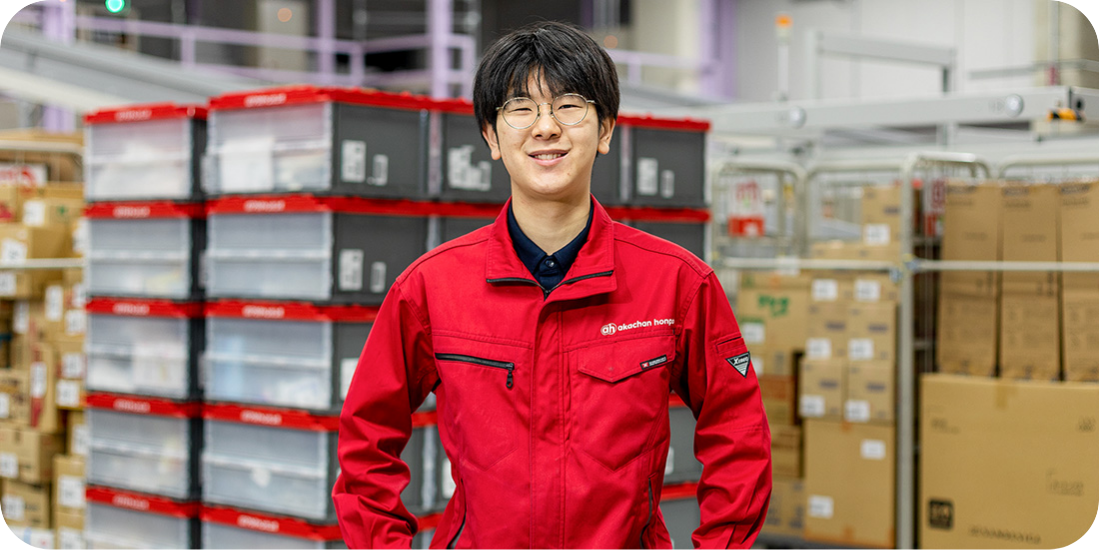 H.S.さんがこちらを見ている様子